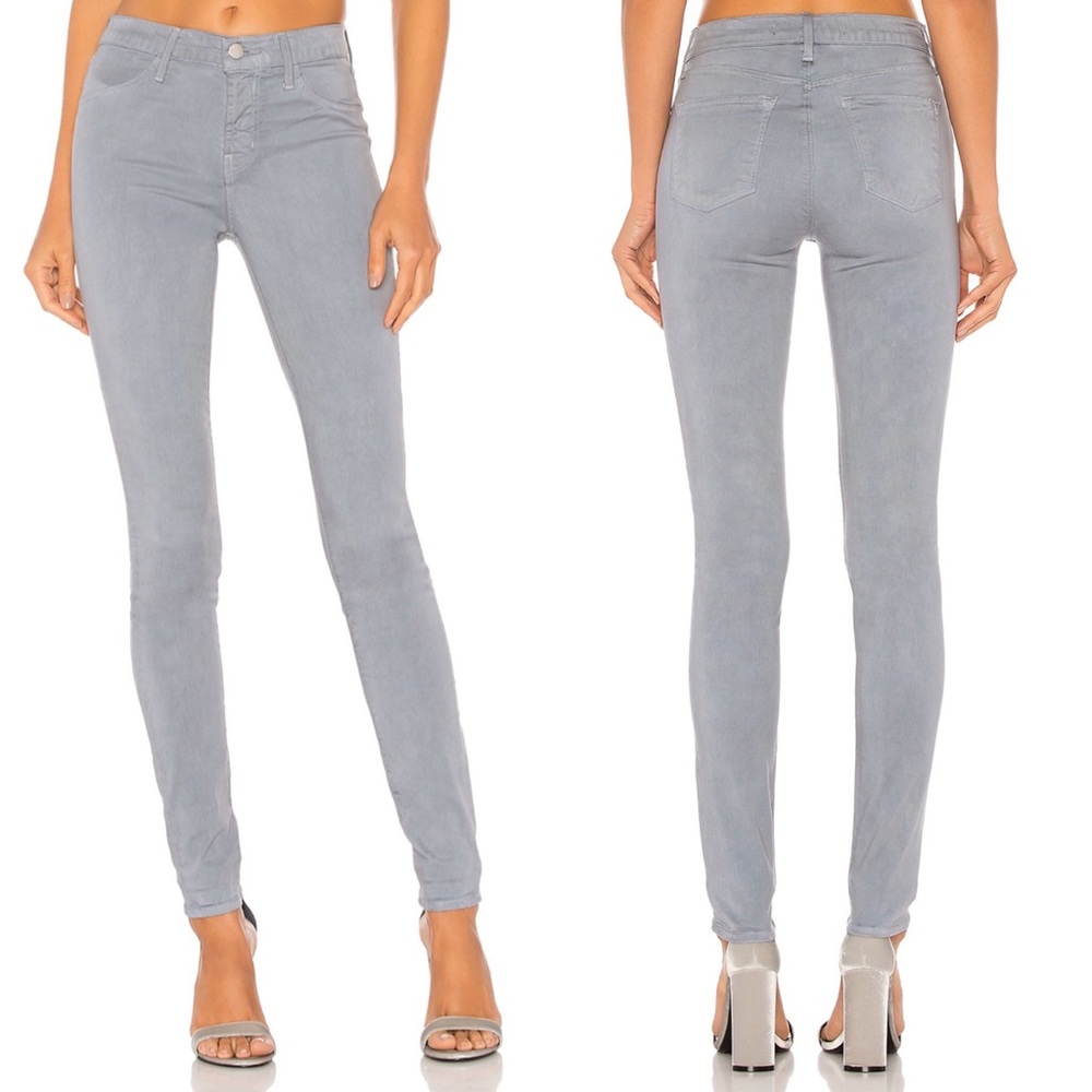 J Brand 485 Mid Rise Super Skinny in Yearling